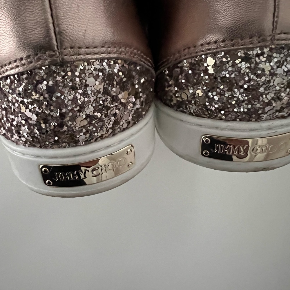 MAKE AN OFFER 🚨 Jimmy Choo Miami Sneakers Size 38.5 - Excellent Condition - Picture 4 of 9